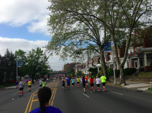 Start of the race.